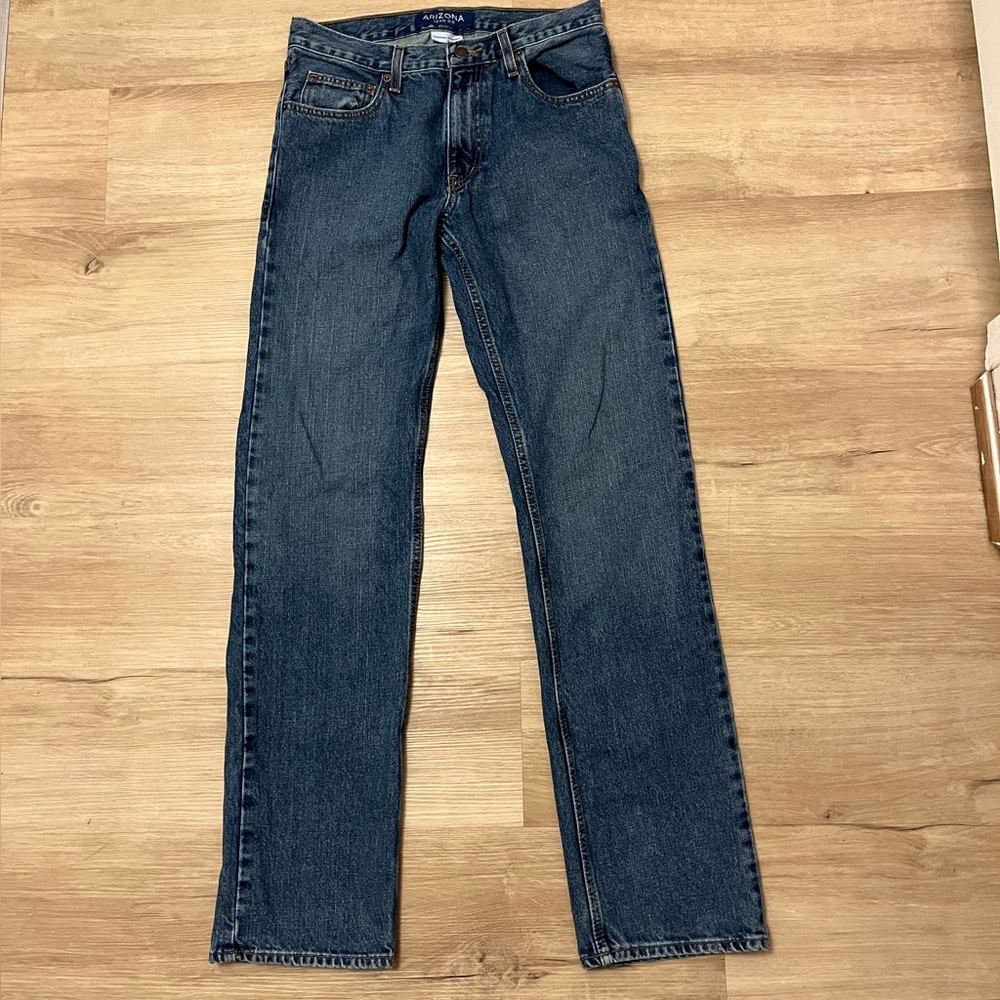 Arizona Jean Company Men's Blue Straight Jeans